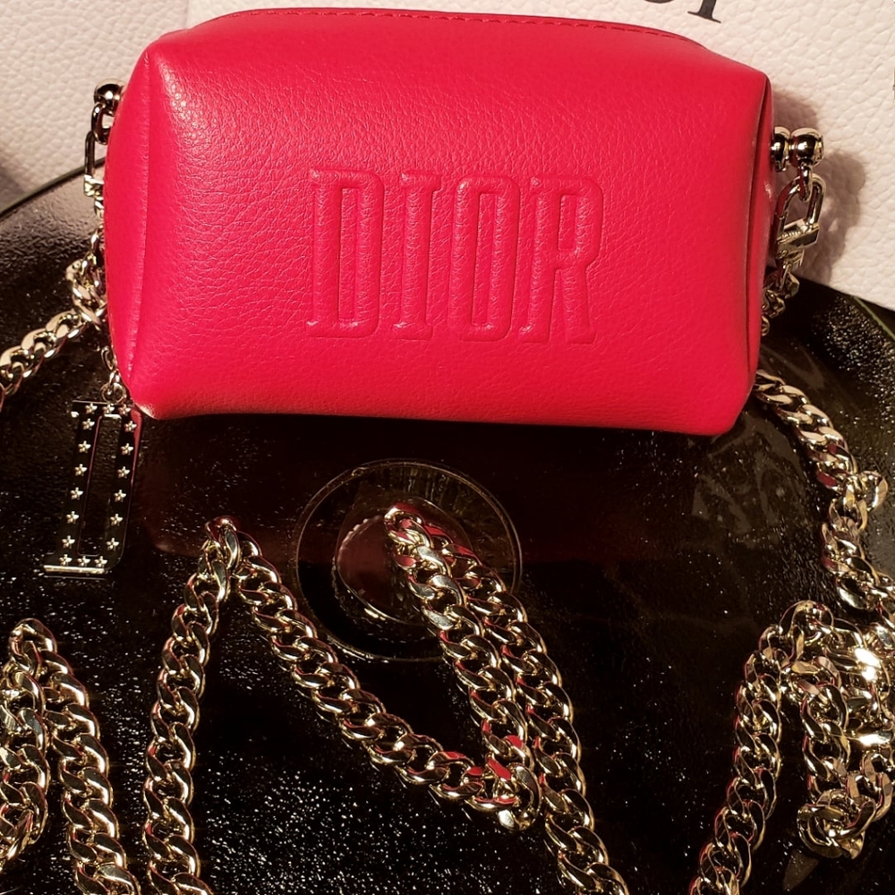 Dior mini crossbody bag red